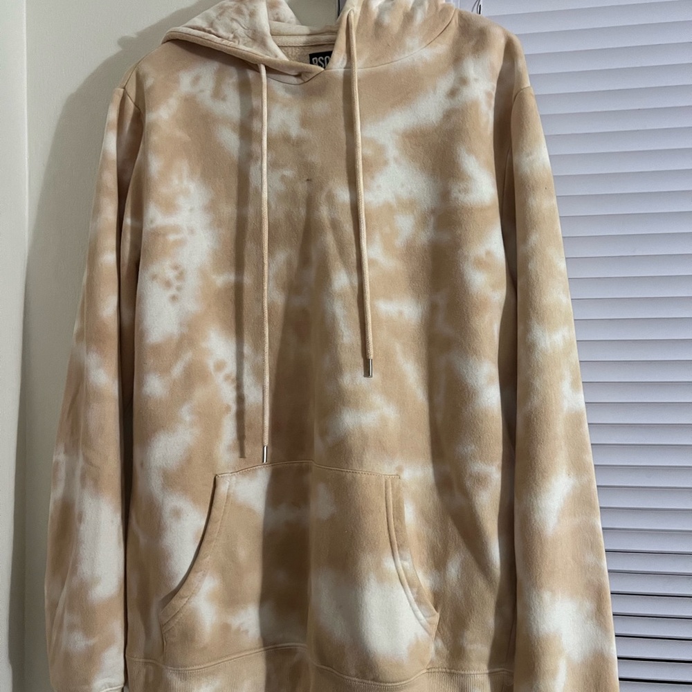 Bleached tie-dye hoodie